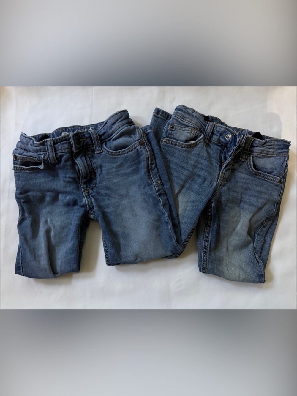 Cat & Jack Kids Blue Washed Jeggings Duo